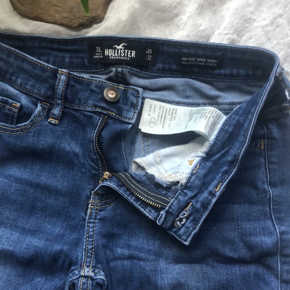 Hollister Low-Rise Super Skinny Jeans - Gem